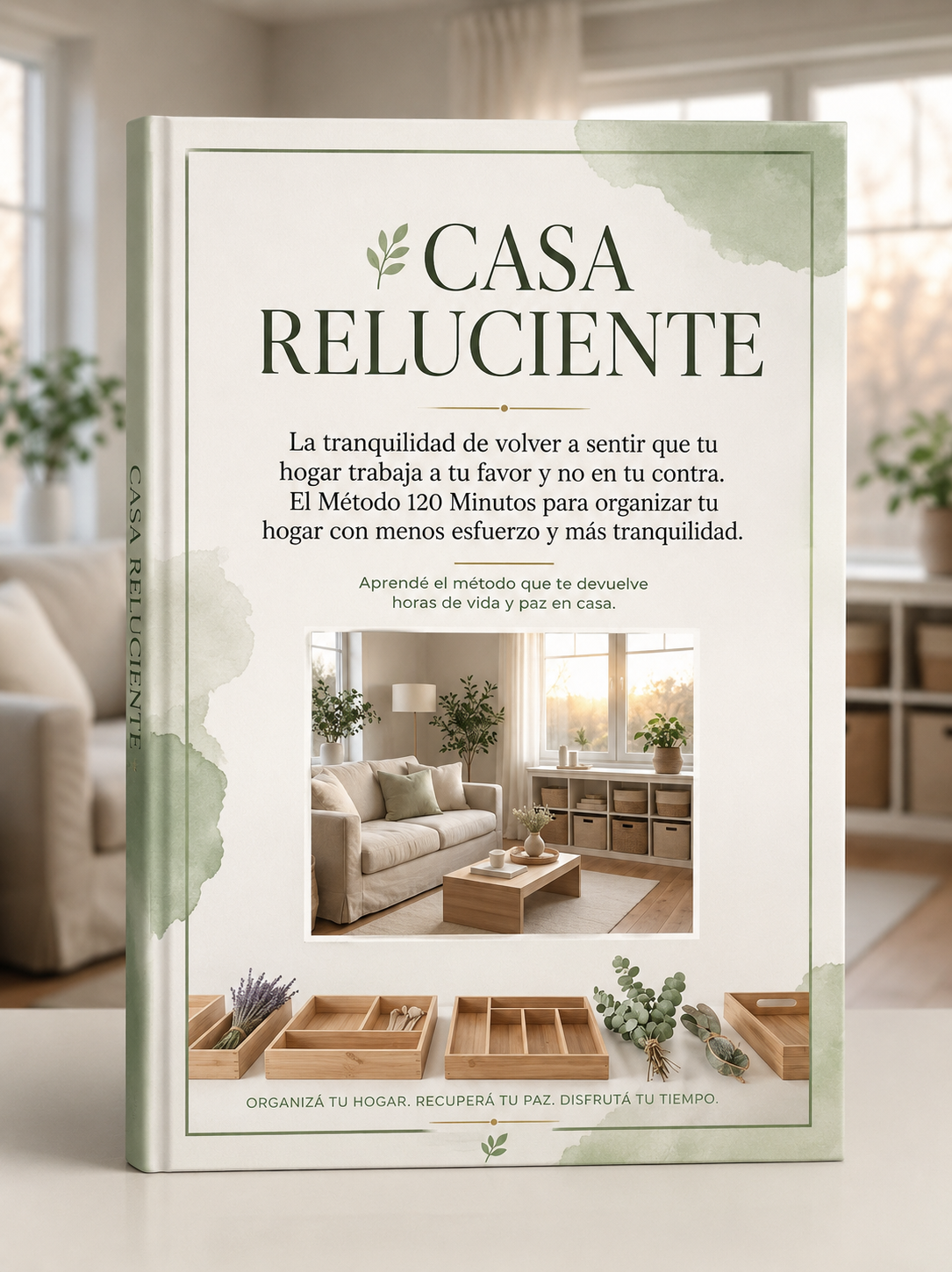🌿 CASA RELUCIENTE La tranquilidad de volver a sentir que tu hogar trabaja a tu favor y no en tu contra con el método 120 Minutos.